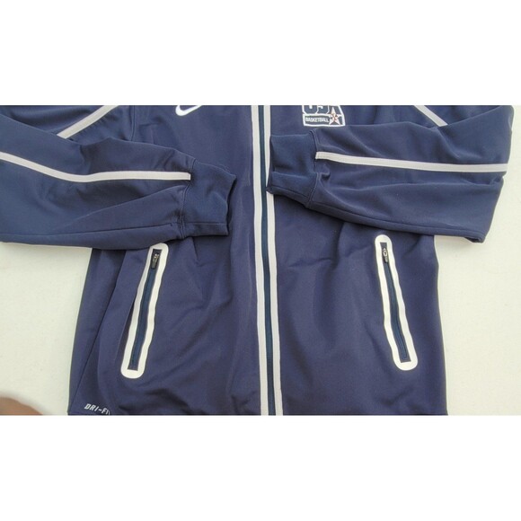Nike Dream Team USA Basketball National Team Jacket Mens Large Dri-Fit Blue - Picture 5 of 7